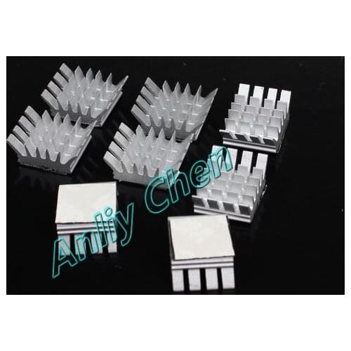 500 PCS lot Aluminum Computer VGA Card X8 RAM Memory Cooling Cooler Heatsink Video LED Display Card for Xbox360 PS DDR