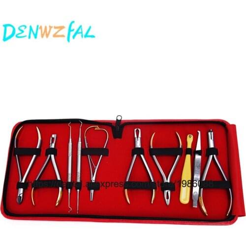 Free shipping Orthodontic forceps set set of equipment commonly used orthodontic forceps cemented carbide high temperature