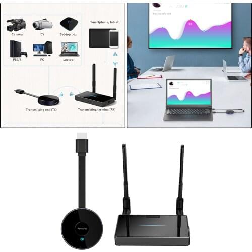 Wireless HDMI Transmitter & Receiver Kits 4K Display Dongle Mirroring Screen
