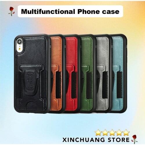 Wallet Case for iPhone 11 Pro Max Apple 12 X XR XS with Credit Card Holder Shockproof Premium PU Business Phone Protection