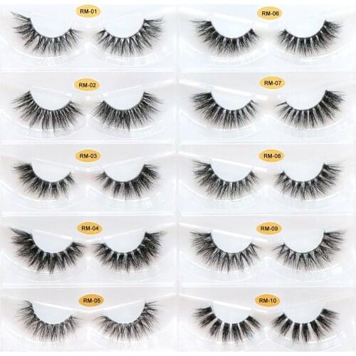 Natural Mink Lahses Packed in Circle Blackbase Glitter Color Case Multiple Choices for Glitter Colors of Cases