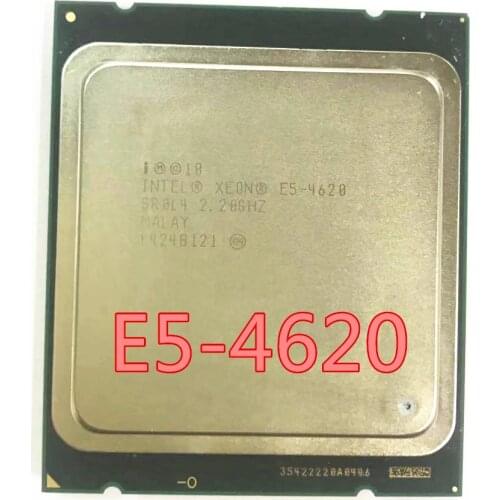 E5 4620 Eight cores and sixteen threads E5-4620 2.2GHZ 95W 4620