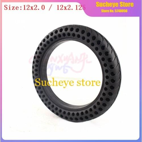 Good Reputation and quality 12 inch solid wheel tyre 12x2.0 for Many gas scooter E-bike Hoverboard Self Balancing Parts