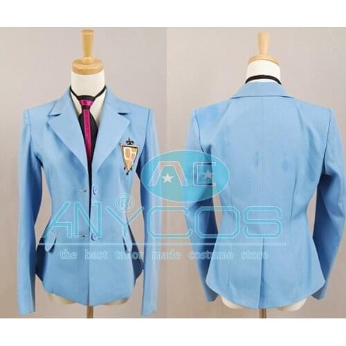 Ouran High School Host Club School Uniform Jacket Coat Blazer+Tie Party Halloween Anime Cosplay Costume