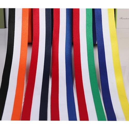 10M/lot 1cm-4cm Red White Orange Green Blue Black Satin Grosgrain Sewing Ribbon Christams Decoration Bride Tribe Unicorn Ribbon