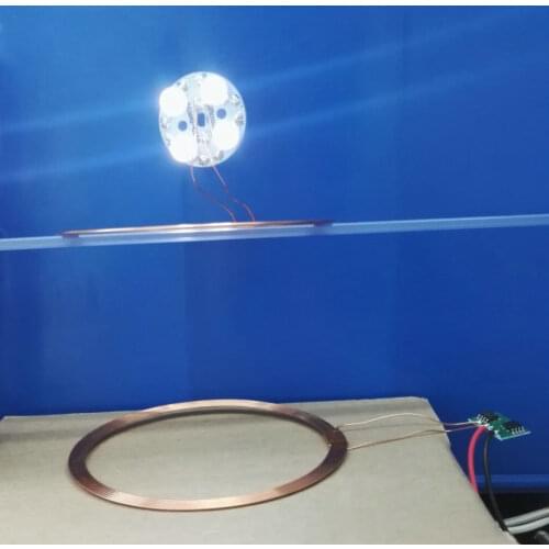 Wireless charging module magnetic suspension special long distance large coil wireless power supply module