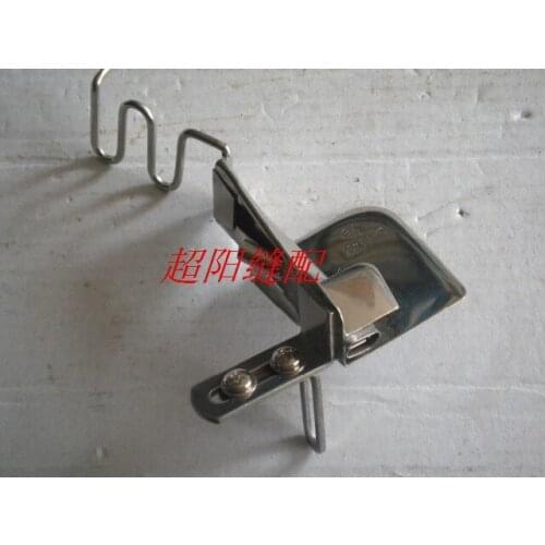 Piping Folder attach piping with sting e g trousers side seam and t shirt etc Sewing machine pull drum curling device