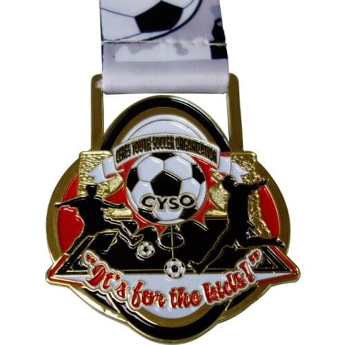 Professional custom football competition medal fashion 3D Enamel medal