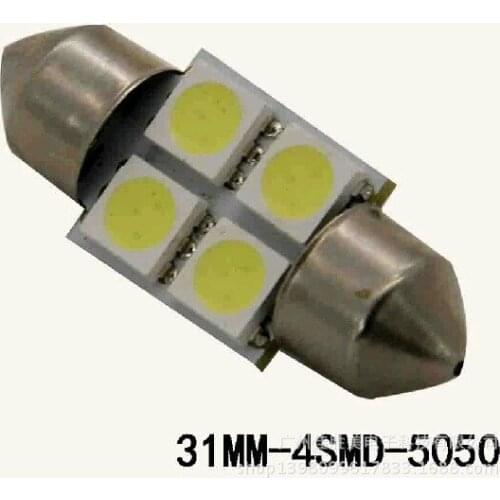 Factory Direct LED Indoor Ceiling Lamp 31 36mm 4smd 5050 Double Peak Led Reading Lamp Ceiling Lamp Car Led Light