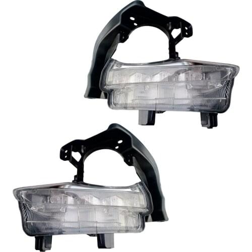 TO2562100 TO2563100 1Pair Front Daytime Running Fog Lamp Light Fit For Toyota Highlander Kluger 2014-2016 814400E020 814300E020