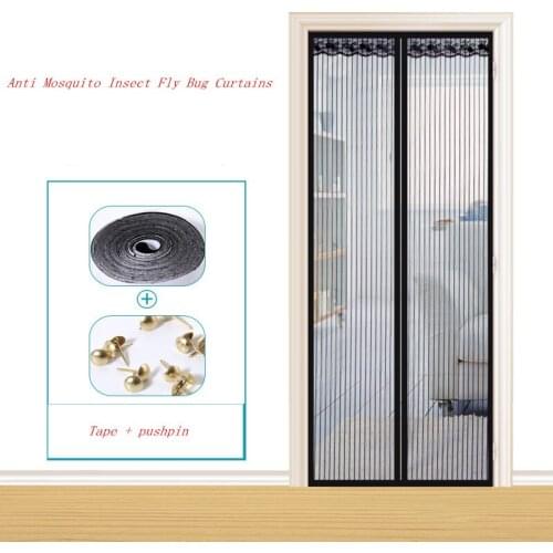 Summer Anti Mosquito Fly Bug Insect Curtains Net Automatic Closing Curtain Kitchen bedroom door Screen ployester fiber Curtain