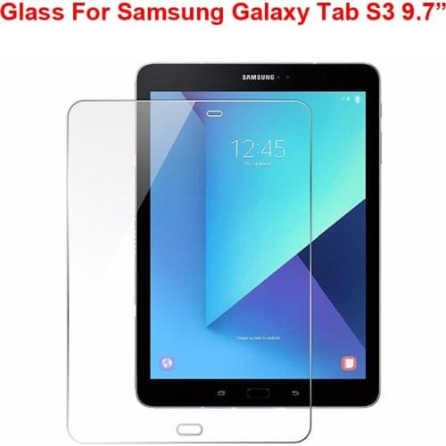 Tempered glass screen protector for Samsung Galaxy Tab S3 9.7 inch SM-T820 SM-T825 screen film guard protection