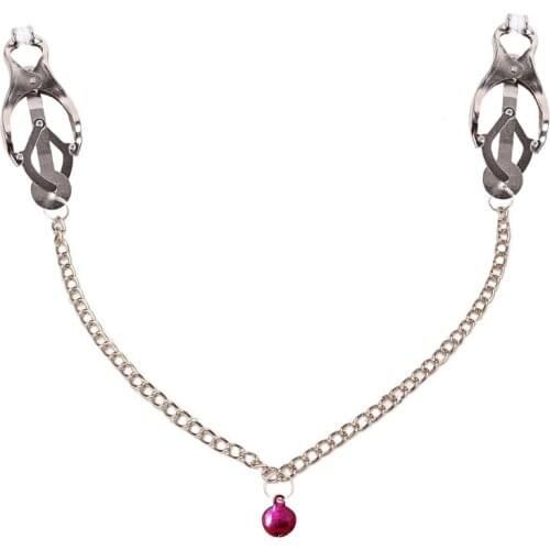 Nipple Clamps Exotic For Couple Body Jewelry sex toy for couple Accessories Gold Chain Fetish Shaking Milk Stimulate