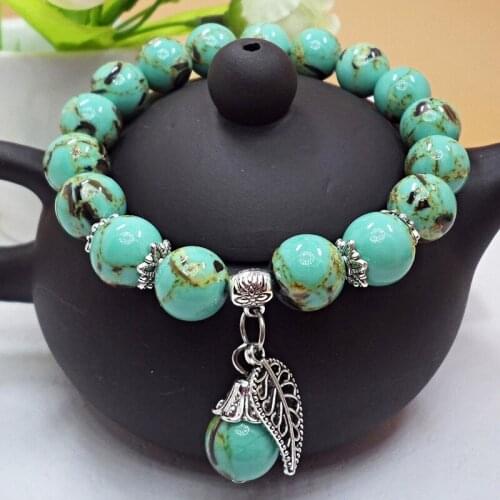 CHENFAN new Crysta Ethnic Style Fashion Handmade stone Beaded Circle Bead Bracelet for women accessories wholesale jewelry gift