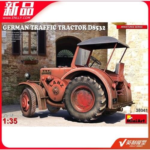 1/35 Assembly Model MiniArt Germany Lands Bulldog D8532 Traffic Tractor 38041 Plastic Kit Building Model