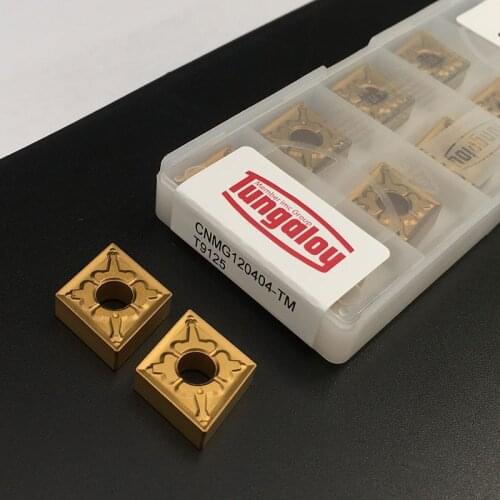 100% Original CNMG120404 TM T9125 CNMG120408 TM T9125 External Turning Tool Carbide Insert For Stainless Steel For Lathe