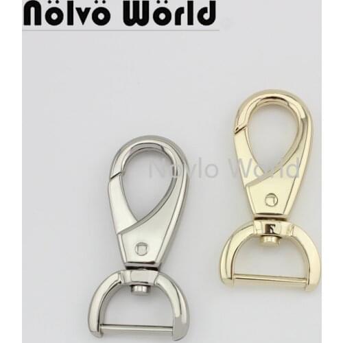 Nolvo World 5-20-100pcs 4 colors 61*20mm 3/4" heavy swivel clasps clips for dog collar weekend bag part accessories