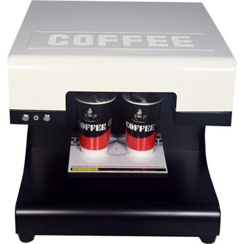 2018 Hot Sale Automatic 2 Cups Coffee Printing Machine DIY Design Art Design Coffee Printer with 110V 220V Printers