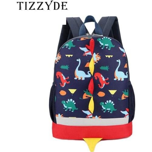 2019 New Brand Boys Girls Kids Dinosaur Pattern Animals Backpack Toddler School Bags High Quality Oxford Children Bag MAQ282
