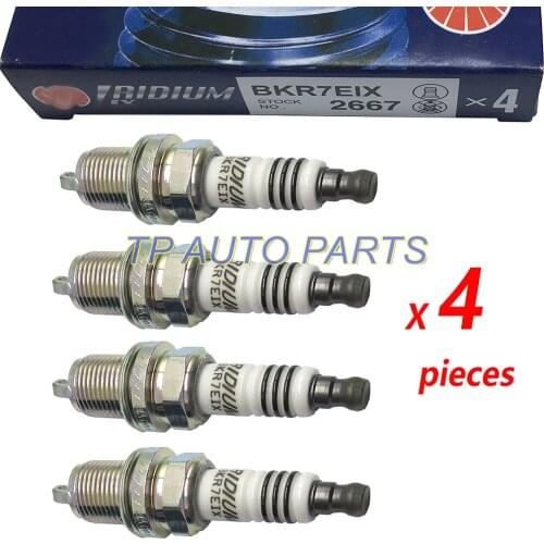 4 PCS Iridium Spark Plug For Hon-da OEM BKR7EIX BKR7EIX 2667