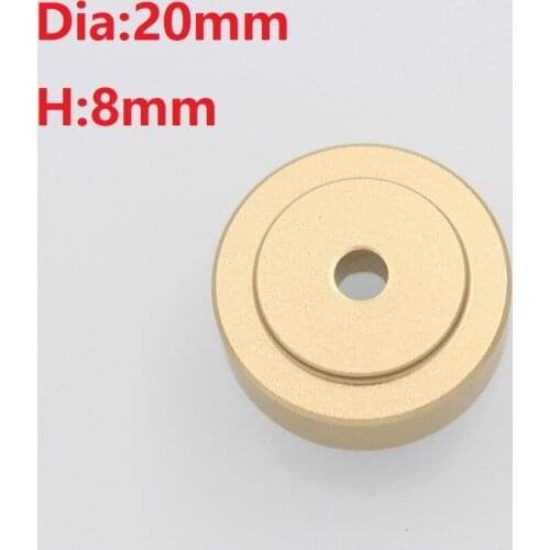 Dia20*H8 Shock Absorbers For Power Amplifier Shockproof Nail For Sound Box CD Foot Of Computer Case Acoustic Cushioning Pads