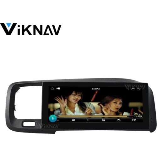 Android car stereo autoradio Tesla style multimedia player for-Volvo S60 V60 2011-2020 right hand car radio DVD player 2 din