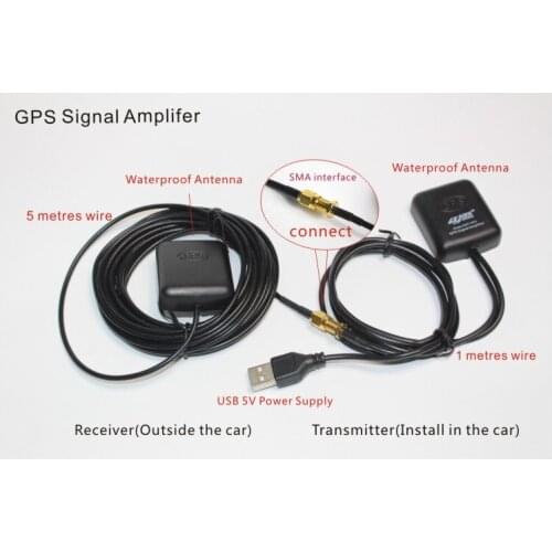 Navigation GPS Antenna GPS signal Amplifier receiver+transmitter USB connector,amplifying GPS signal