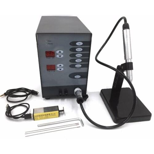 220V Dental Spot Welding Machine Automatic Numerical Control Touch Pulse Argon Arc Welder for Soldering Jewelry tools equipment