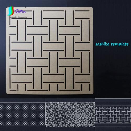 Big Size Square Acrylic Patchwork Tool Crimping Sashiko Template Embroidery Quilting Embroidery Template Tracing Board A0079L