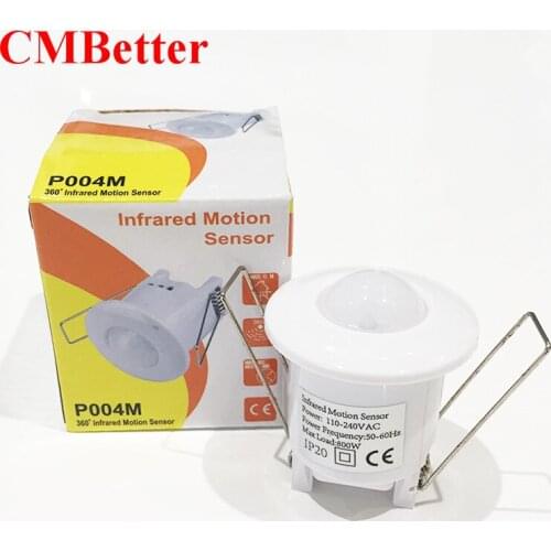 CMBetter 50Hz 110-240v 360 Degree Security PIR Motion Movement Sensor Detector Switch PIR Infrared Motion Sensor Movement Switch