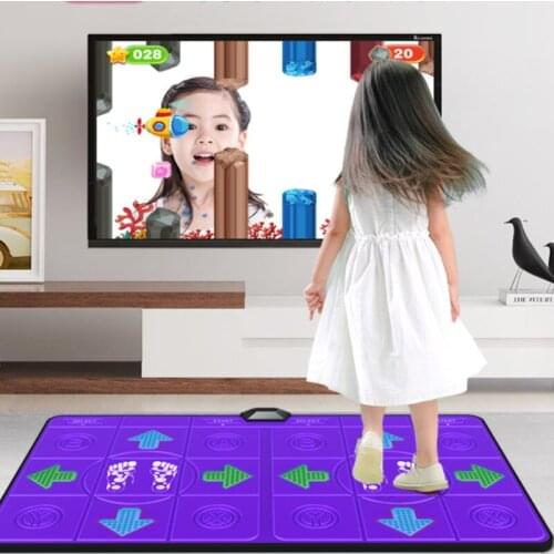 TT Double Wireless Dancing Mat Home TV Somatosensory Camera Game Weight Loss Running Blanket Dance Machine
