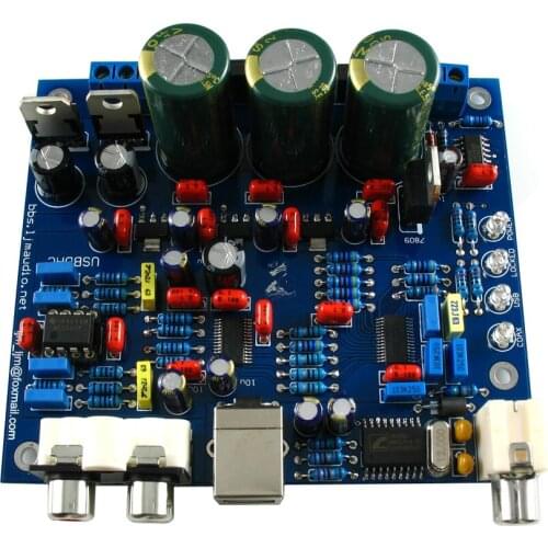 Finish Board CS8416+CS4398 DAC board ( USB + coaxial DAC 192K/24BIT Board )