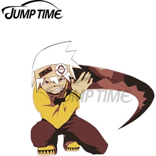 JumpTime 13 x 7.2cm For Soul Eater Evans Car Stickers Vinyl Occlusion Scratch Decoration Laptop Vehicle Waterproof Decal