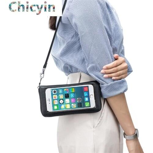 Mini Women Crossbody Bag Lady Shoulder Bags Touchable Cell Phone Pocket Card Purse Ladies Small Bag Female Messenger Bag