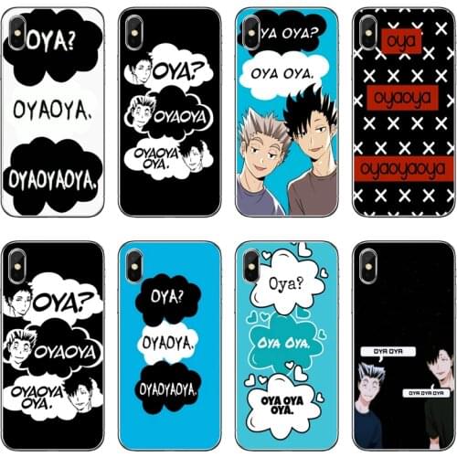 Soft Silicone Phone Case For iPhone 8 7 6 6S Plus 11 Pro XS Max XR X 5 5S SE 4S 4 iPod Touch 5 6 Oya Oya Oya Haikyuu