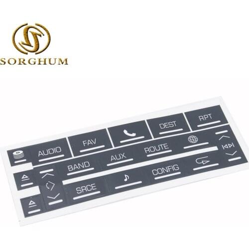 Navigation Radio Button Repair Sticker For GMC Chevrolet Cadillac