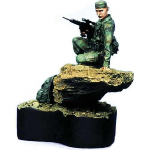 Unassambled 1/35 U.S. SOLDIER Grenada (HAVE BASE ) Historical Resin kit miniature model Unpainted