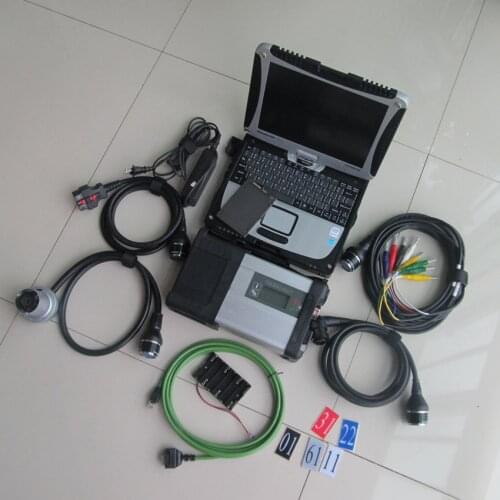 Mb star c5 cf19 laptop touch screen 2020.12 newest software super ssd full set ready to use diagnostic tool for mb star