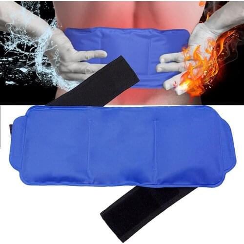 Gel Wrap Body Ice Pack Set With Strap Shoulder Pain Relief Portable Reusable Elastic Wrist Soft Multiple-use Knee Hot And Cold
