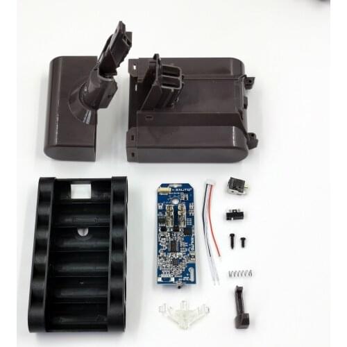 Dawupine Battery Plastic Case Charging Protection Circuit Board PCB for Dy son V7 21.6V Mattress Fluffy pro Vacuum Cleaner