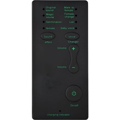 Mini Portable Sound Effects Machine Voice Changer Device Audio Card Sound Cards Sound Changer for Live Streaming Online Chatting