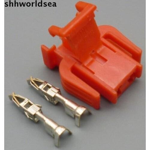 Shhworldsea 2 Pin Female ABS car auto Sensor Connector plug Door Light Lamp Socket Use For VW 893 971 632 893971632