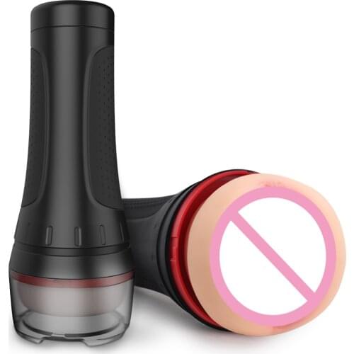 Silicone Male Masturbation Cup Vaginal Anus Masturbator Realistic Vagina Pussy Sex Toys for Men Oral Masturbador for Adult