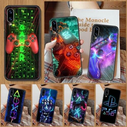 Play Station PS4 Phone Case For Huawei Honor 6A 7A 7C 8A 8X 8 9 9X 10 10i 20 Lite Pro black 3D funda pretty hoesjes silicone