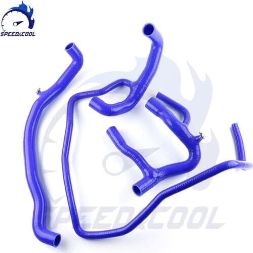 Silicone Radiator Coolant Pipe Tube Hose Kit For LAND ROVER DEFENDER 2.5 TD5 1998 1999 2000 2001 2002 2003 2004 2005 2006 2007