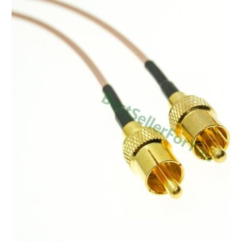 RG316 CABLE RCA Male Plug To Rca Male RF Pigtail Caox Jumper Cable