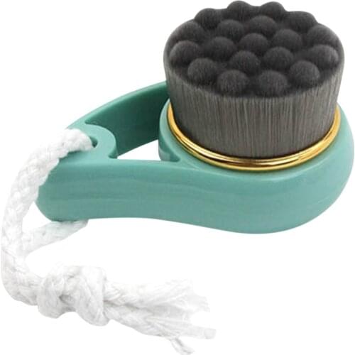 Face Washing Massage Clean Brush Facial Pores Cleansing Brush for Makeup Tools Bamboo Charcoal Black Fiber Skin Care Tool