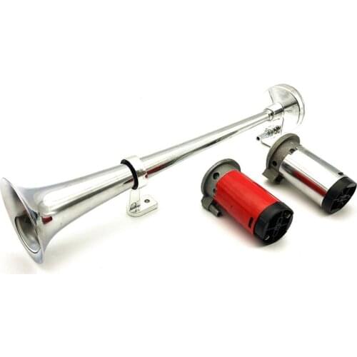 Universal Single Tube Car Air Horn 12V Compressor 150DB Super Loud Air Hose Car Horn Speaker for Truck Boat Motorcycle