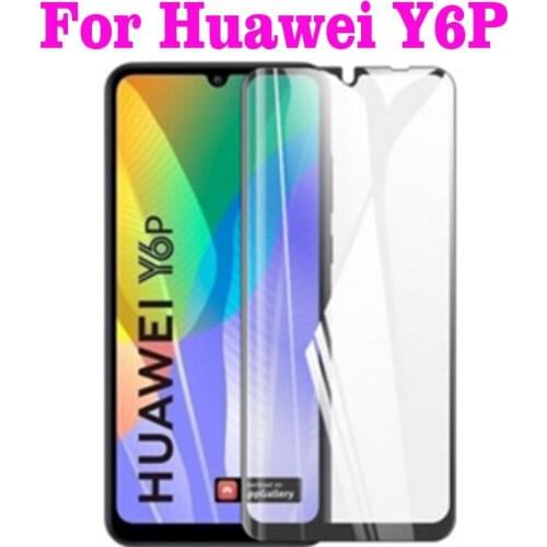 2PCS 3D High aluminum Tempered Glass For Huawei Y6P 2020 Full screen Cover Screen Protector Film For Huawei Y6P 2020