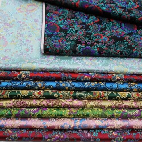 75x50cm Damask Jacquard Brocade Fabric For DIY Apparel Costume Upholstery Furnishing Curtain Clothing Material Patchwork
